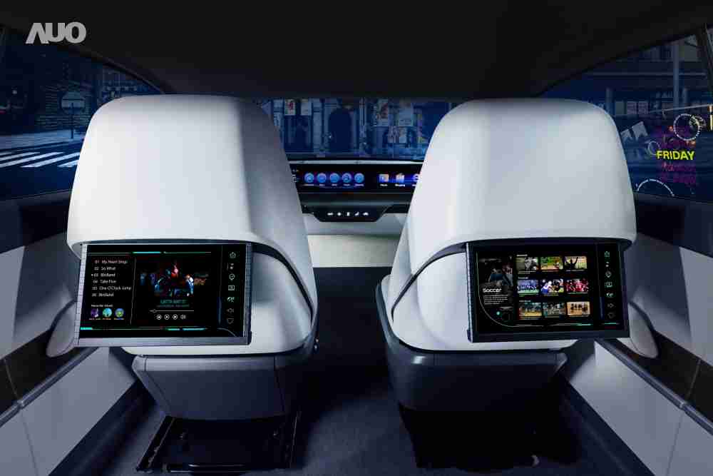 赏金国际新一代Smart Cockpit 2024，，以Micro LED先进显示技术优势，，，创建〝可卷式后座娱乐显示器〞，，仅在互动时才显示出所需画面及信息，，扩充更丰富的娱乐和交互信息服务，，获国际奖项荣耀