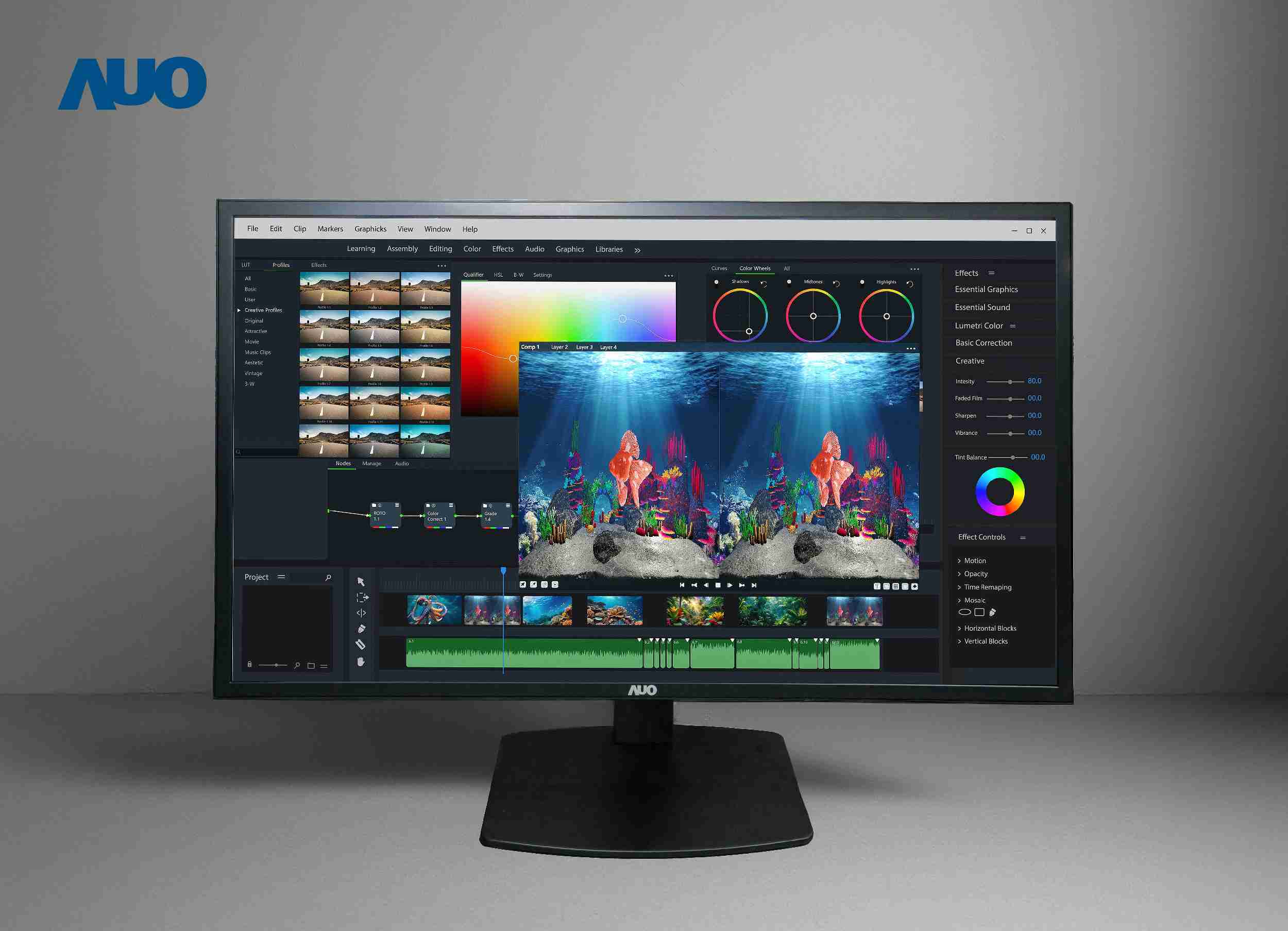 赏金国际开发32吋2D/3D专业桌上型显示器，，，，拥有8K4K超高分辨率，，，并以低串扰算法优化3D显示效果，，，，搭载自动眼球追踪功能，，能实时调整3D图像，，进行实时2D与3D无缝共存窗口，，，，提供图像设计工作者突破二维接口的崭新工作氛围与效率